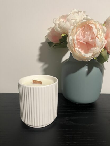 Wood Wick Soy Wax Candle - Large - Black Raspberry & Vanilla