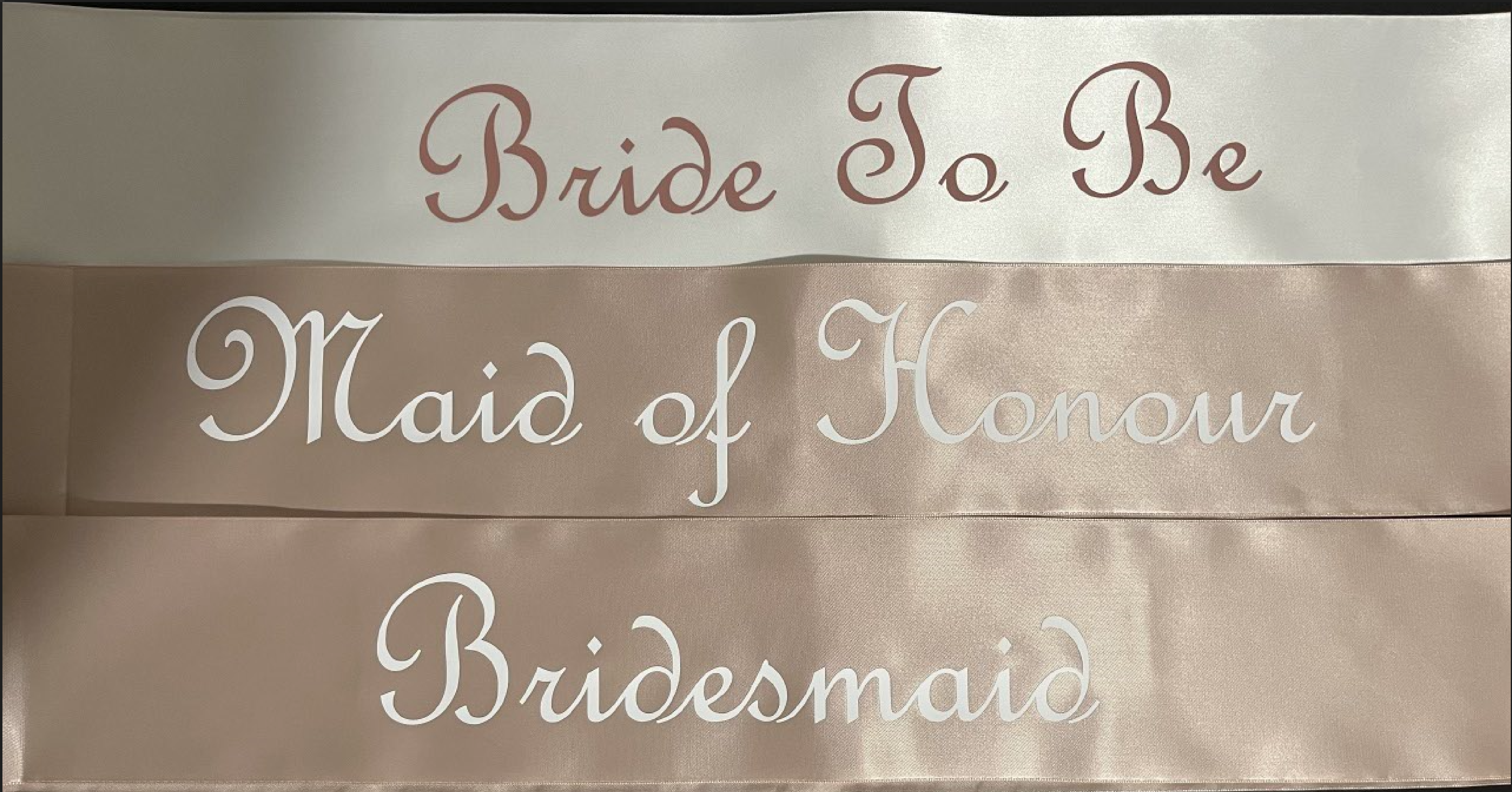 Bridal Party Sash